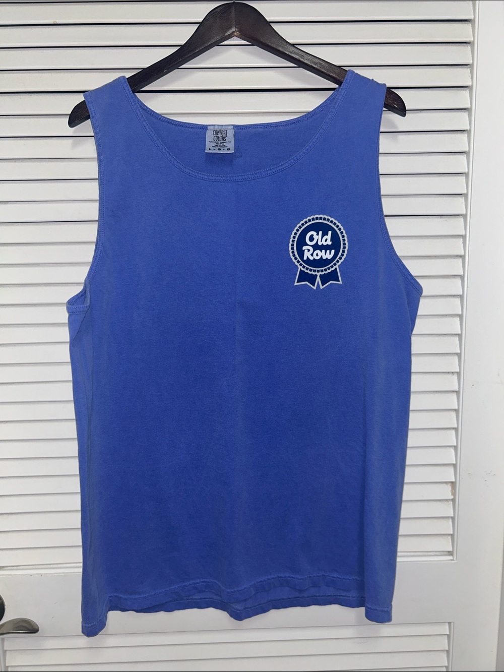 Old Row Royal Blue Tank Top with Logo